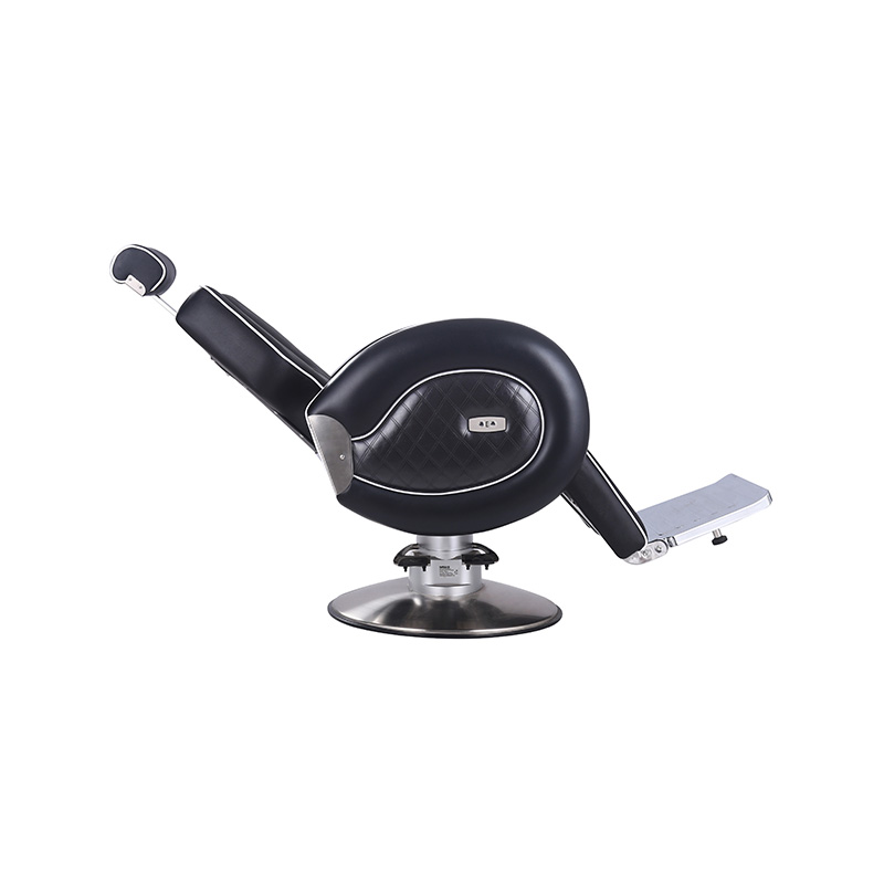 HZ8762 Парикмахерское кресло тяжелой серии с черно-белой кантовкой