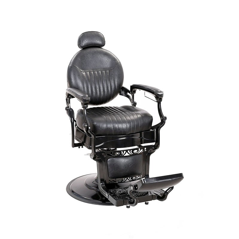 HZ8799C Черное парикмахерское кресло с откидной спинкой
