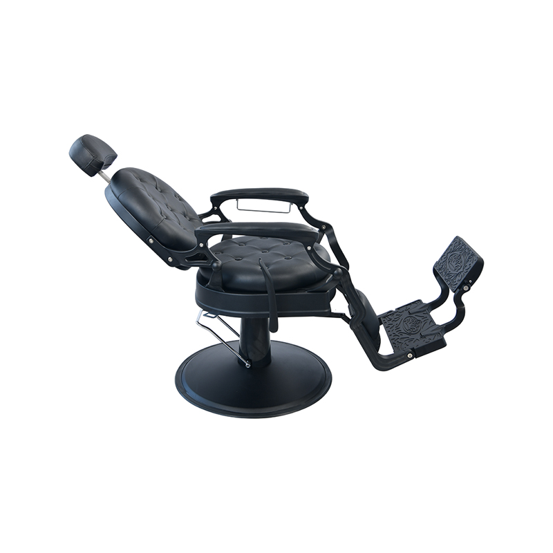 HZ8799 Черное льняное парикмахерское кресло