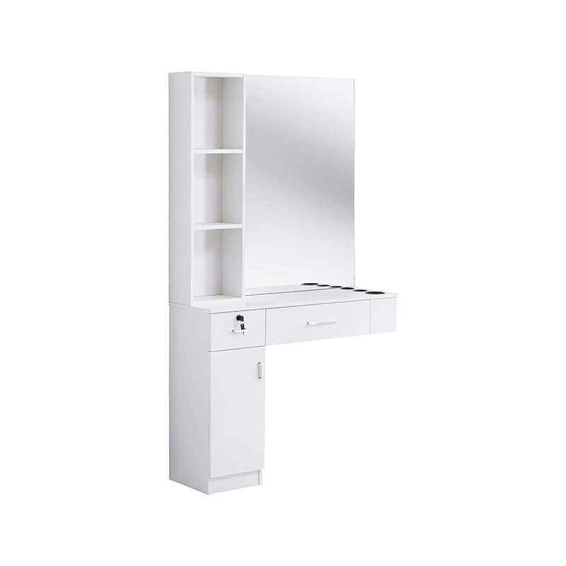 HZ3036BK / HZ3036RB / HZ3036WH Современное зеркало и шкаф для туалетного столика