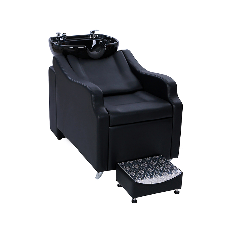 HZ9077-1 / HZ9077B Салонный набор из миски для шампуня и стула для парикмахера